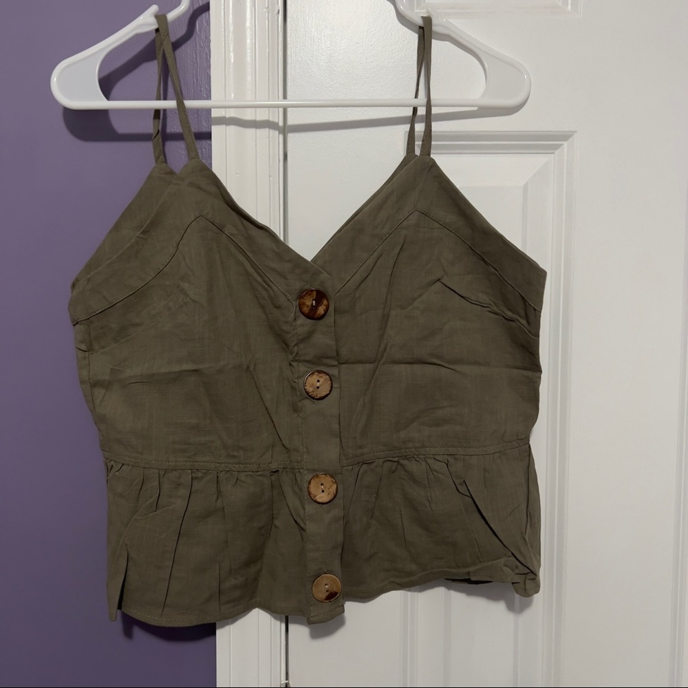 Tank crop top